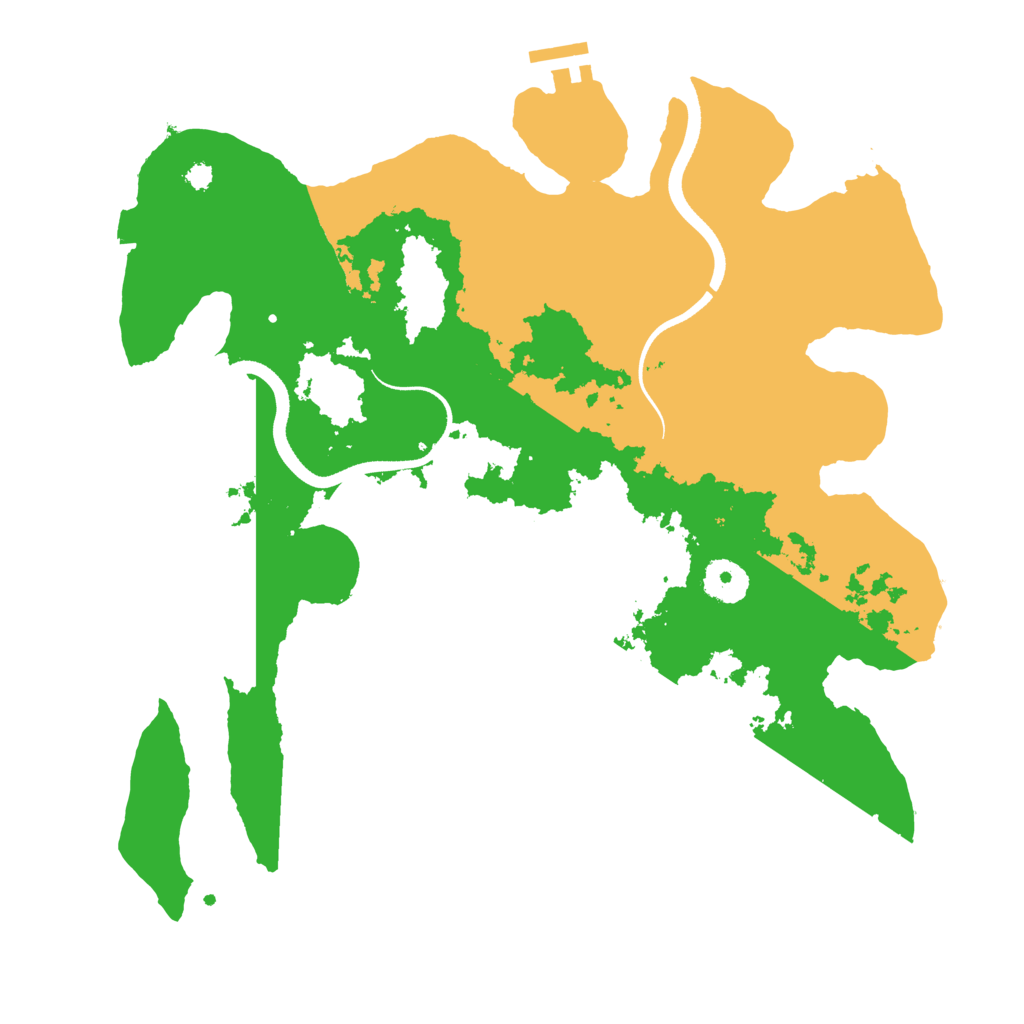 Biome Rust Map: Procedural Map, Size: 3500, Seed: 1956524183