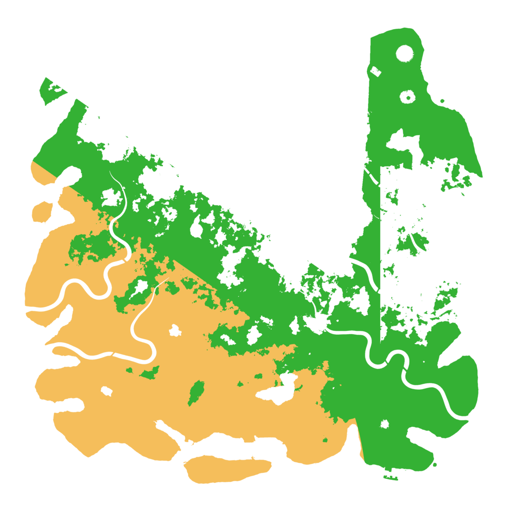 Biome Rust Map: Procedural Map, Size: 5250, Seed: 241569454