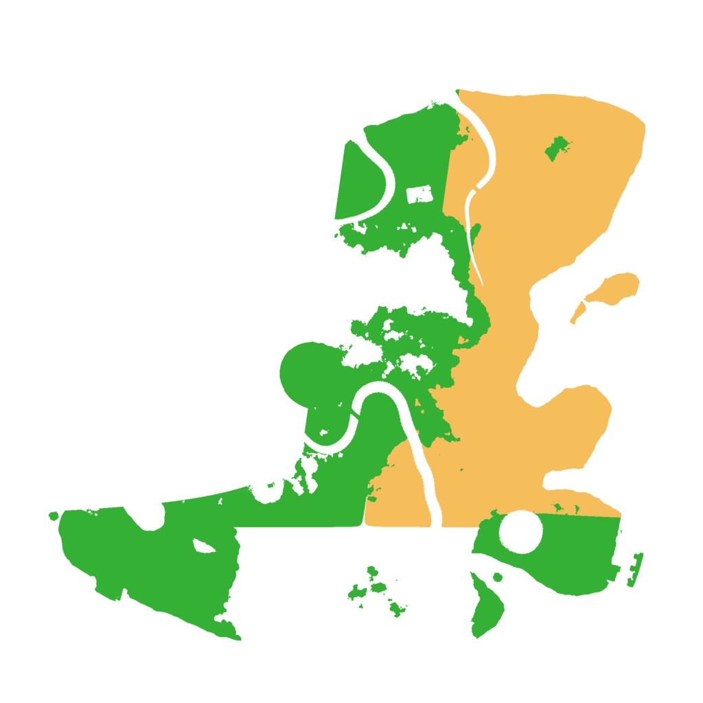 Biome Rust Map: Procedural Map, Size: 3000, Seed: 828721260