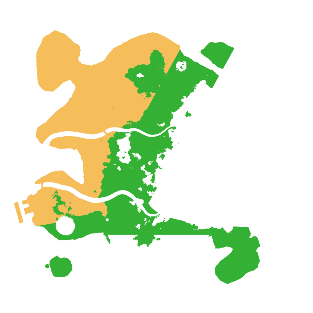 Biome Rust Map: Procedural Map, Size: 3000, Seed: 680306105