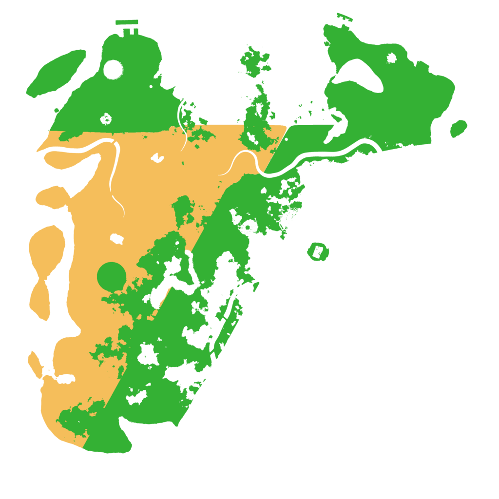 Biome Rust Map: Procedural Map, Size: 4500, Seed: 323256785