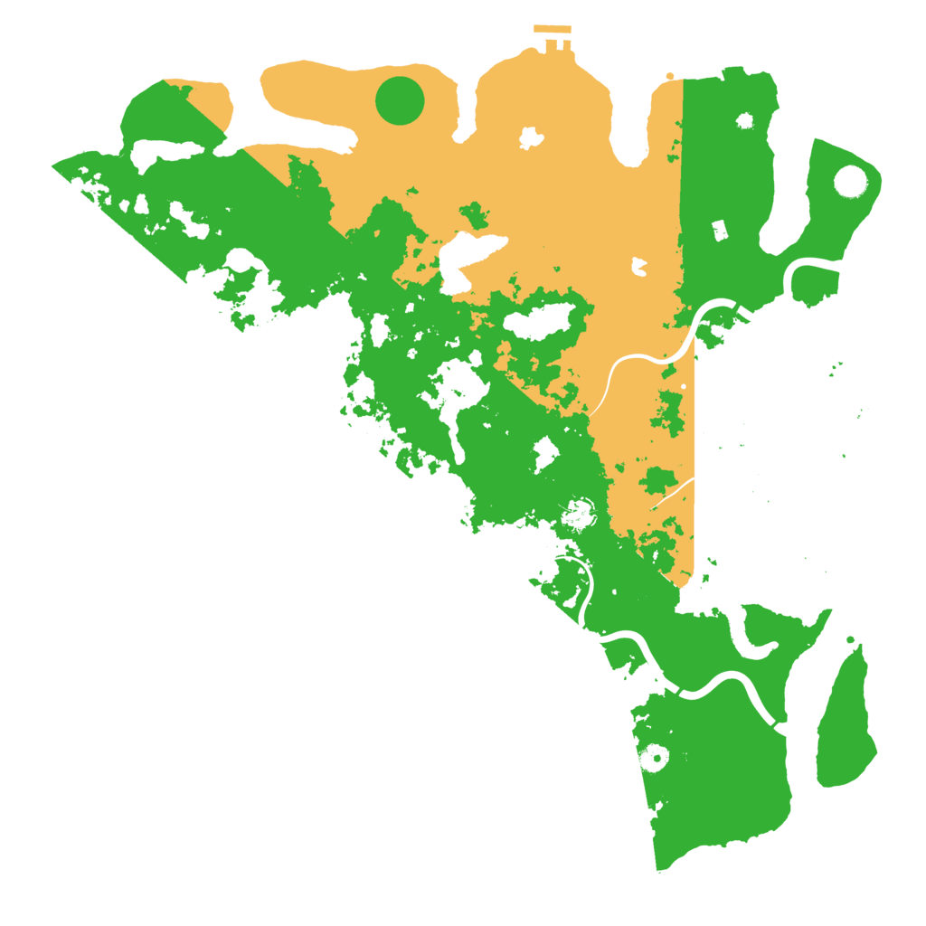 Biome Rust Map: Procedural Map, Size: 5000, Seed: 1124069320
