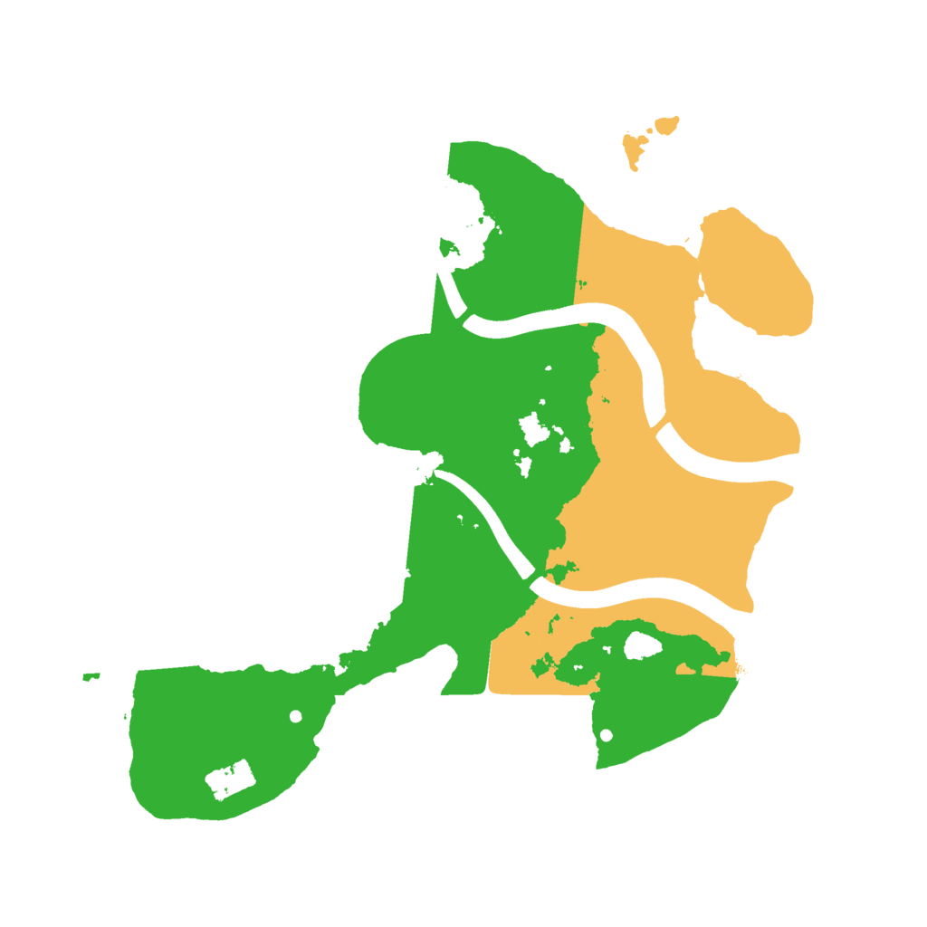 Biome Rust Map: Procedural Map, Size: 2200, Seed: 1475637578