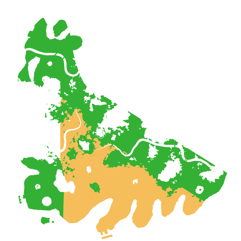 Biome Rust Map: Procedural Map, Size: 4500, Seed: 312534763