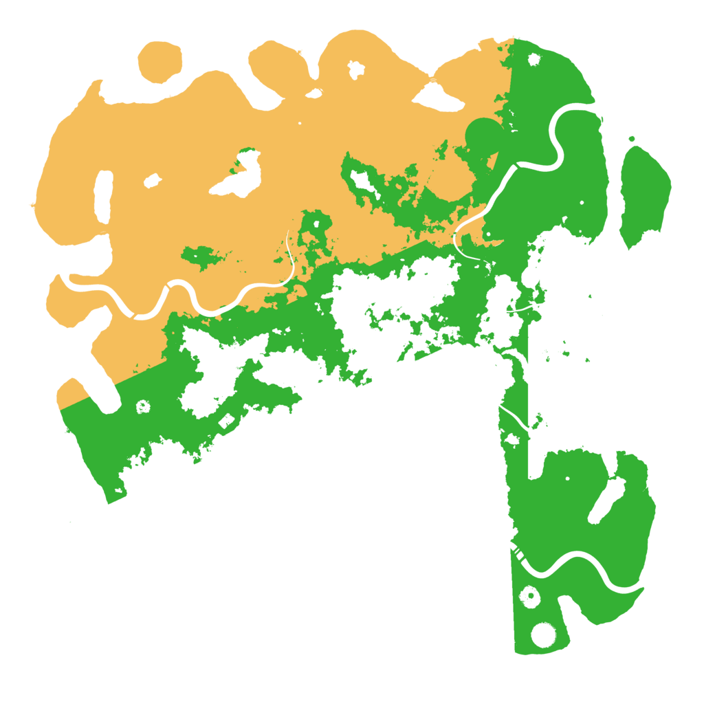 Biome Rust Map: Procedural Map, Size: 5000, Seed: 409385433