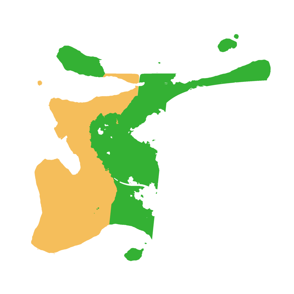 Biome Rust Map: Procedural Map, Size: 2500, Seed: 12412241