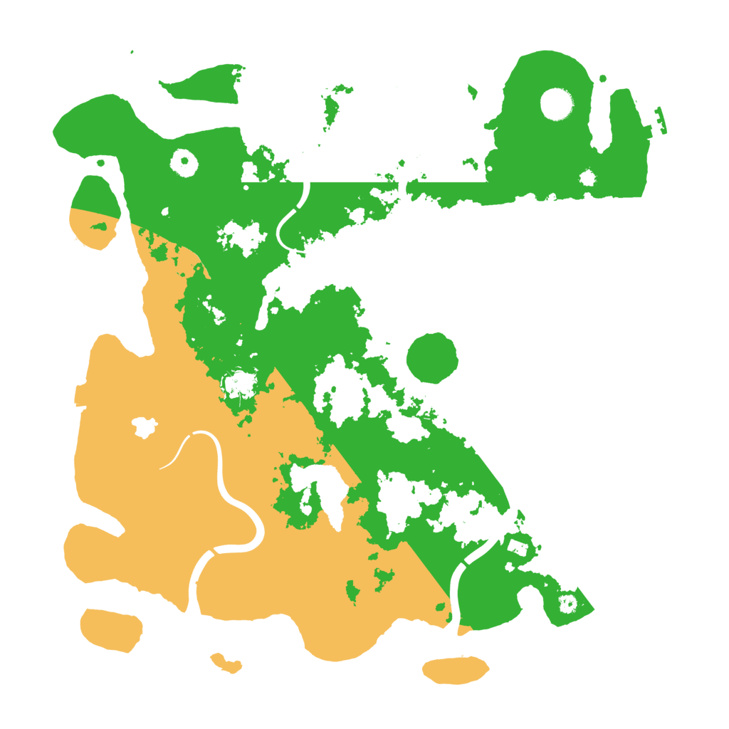 Biome Rust Map: Procedural Map, Size: 4000, Seed: 29122