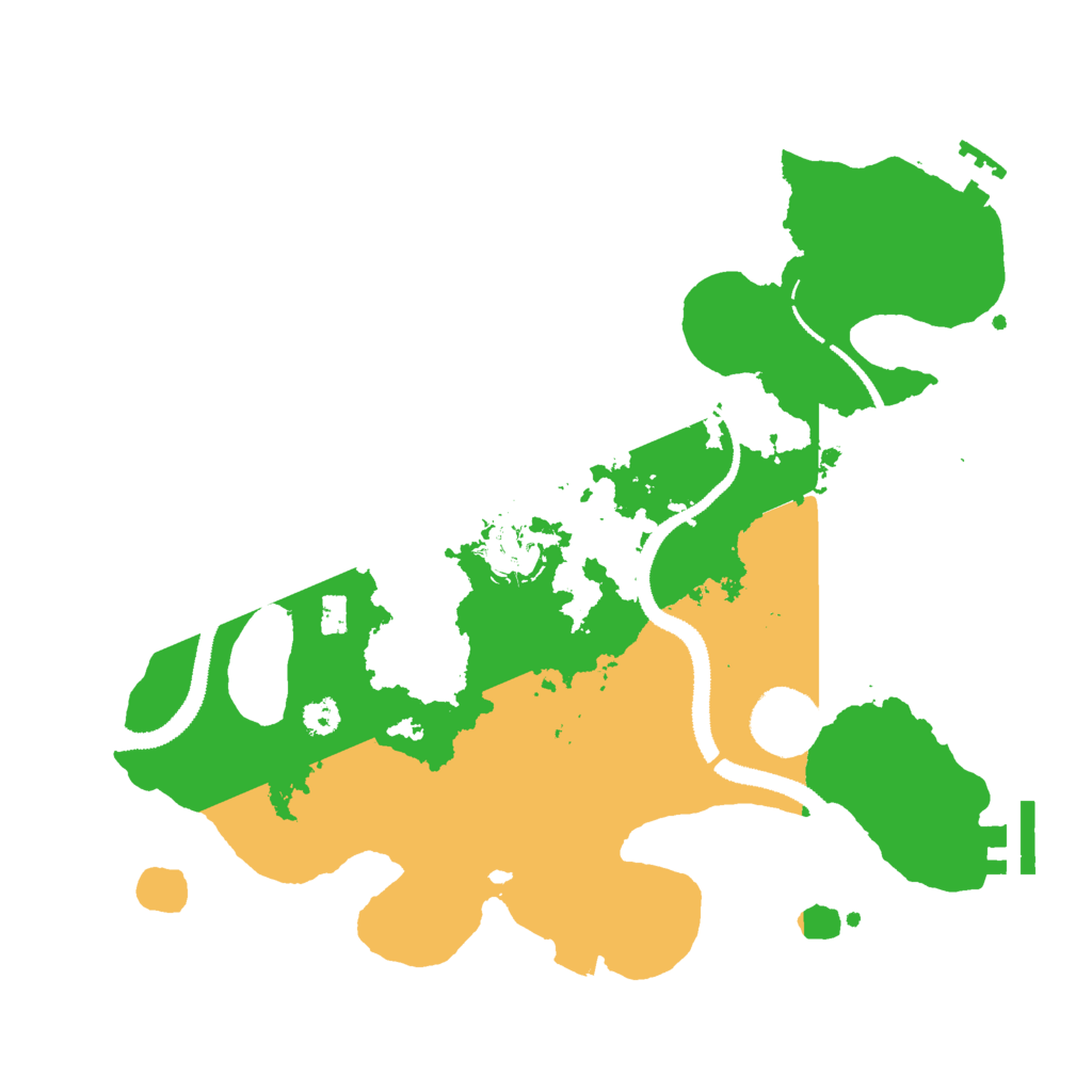 Biome Rust Map: Procedural Map, Size: 3000, Seed: 846213