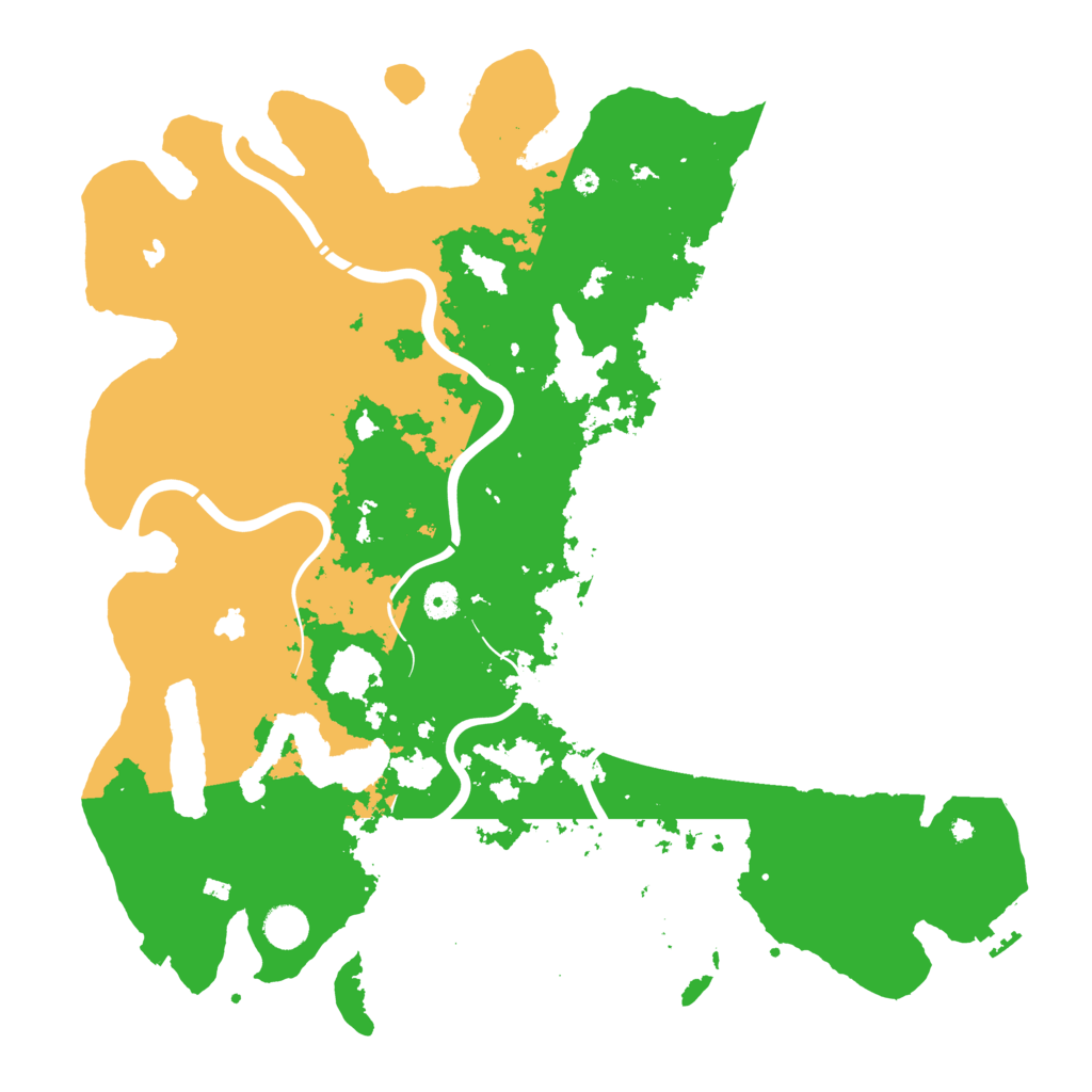 Biome Rust Map: Procedural Map, Size: 4500, Seed: 605110801