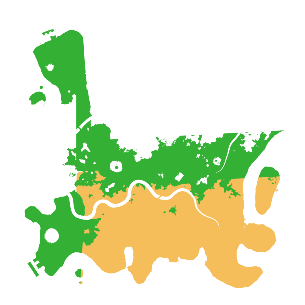 Biome Rust Map: Procedural Map, Size: 3800, Seed: 1334