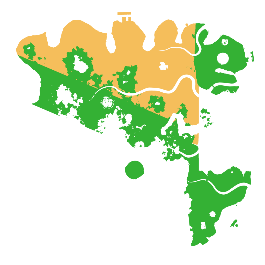 Biome Rust Map: Procedural Map, Size: 4000, Seed: 37123741