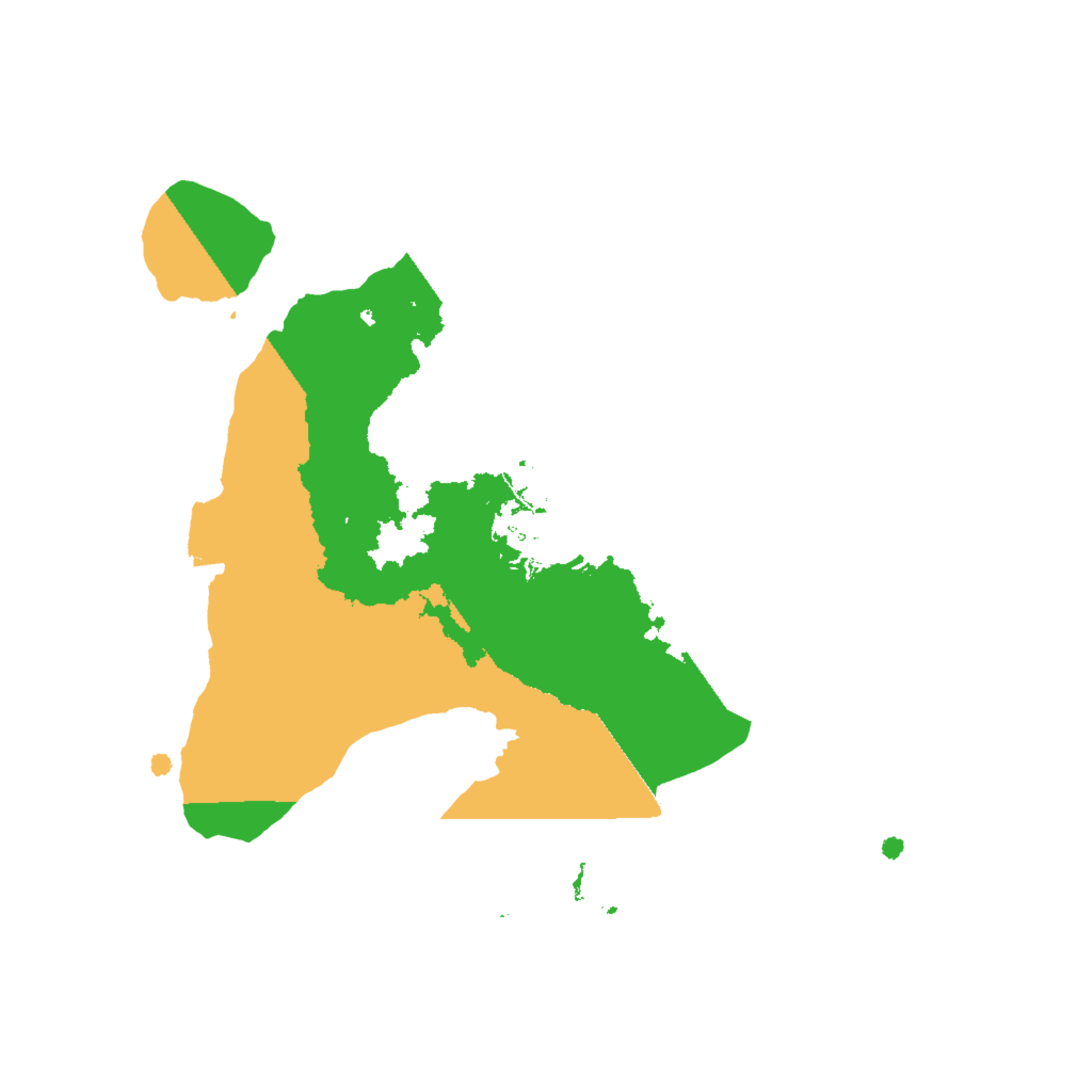Biome Rust Map: Procedural Map, Size: 2000, Seed: 340220905
