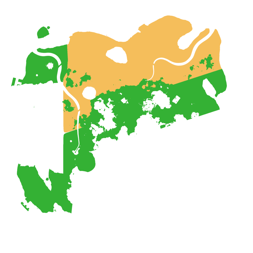 Biome Rust Map: Procedural Map, Size: 3500, Seed: 1111835233