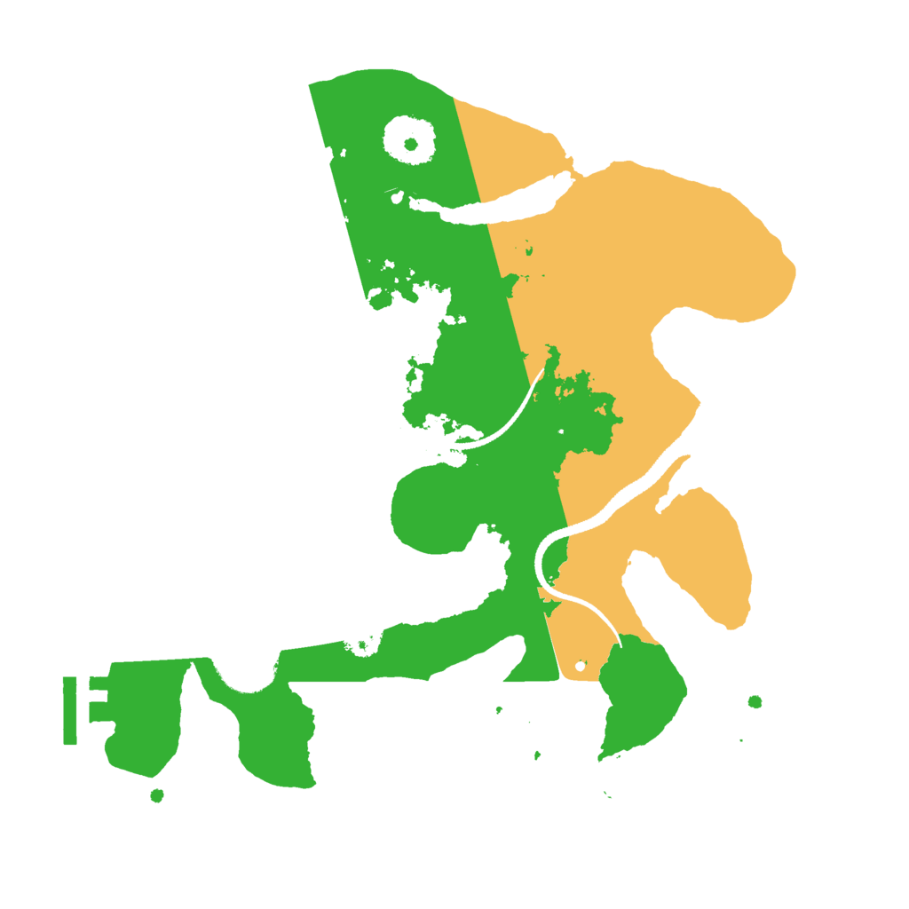 Biome Rust Map: Procedural Map, Size: 2700, Seed: 1774008117