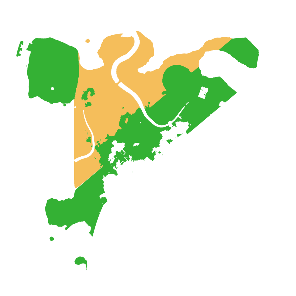 Biome Rust Map: Procedural Map, Size: 2800, Seed: 2270101