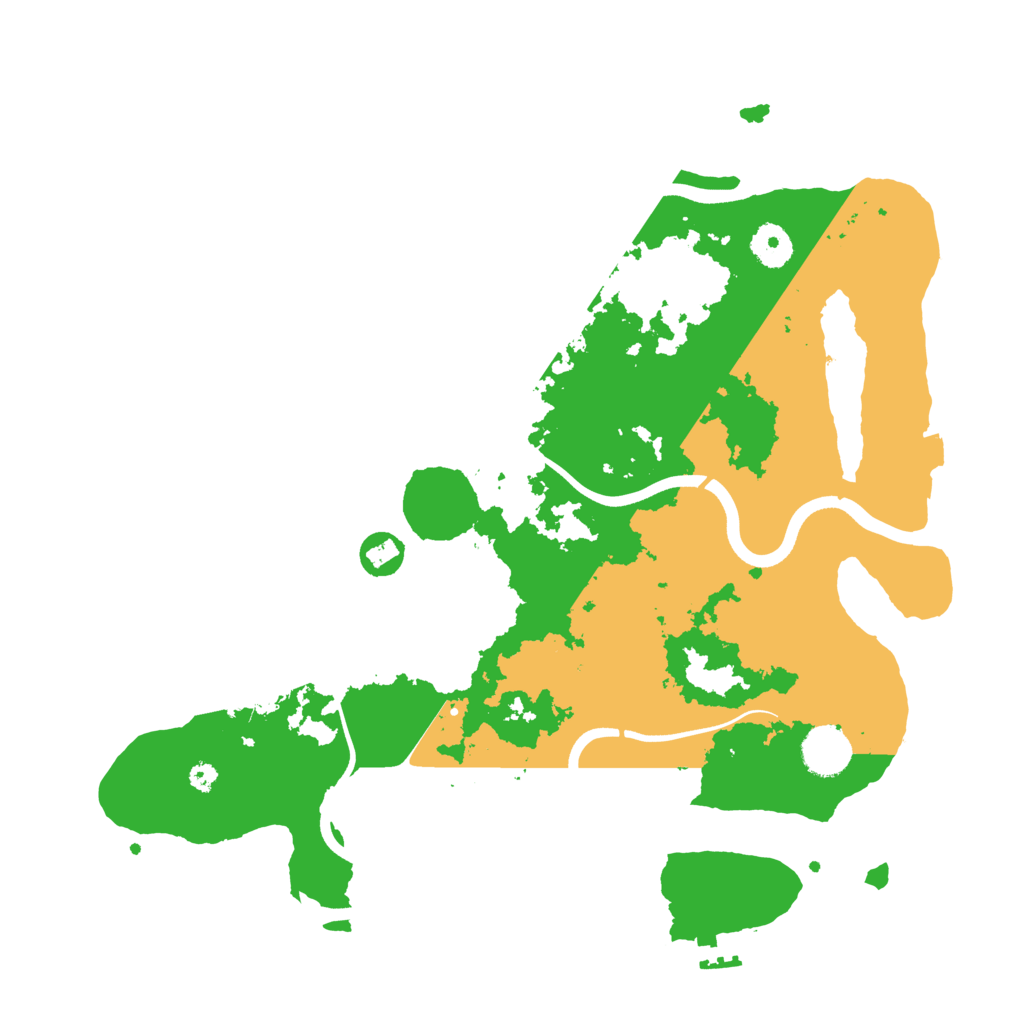 Biome Rust Map: Procedural Map, Size: 3700, Seed: 1183903931