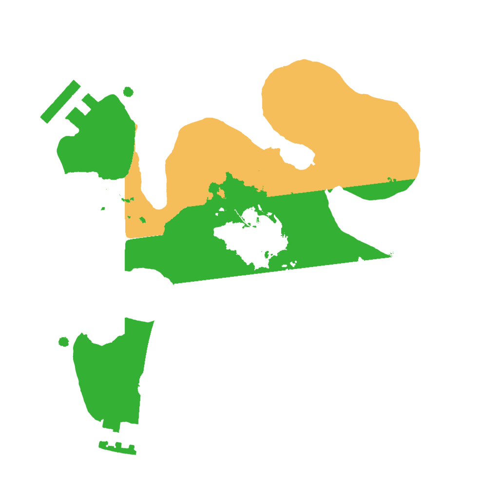 Biome Rust Map: Procedural Map, Size: 2000, Seed: 73835