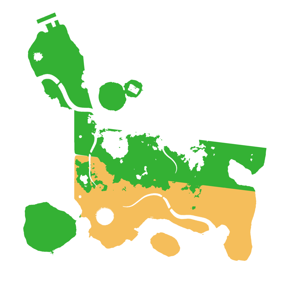 Biome Rust Map: Procedural Map, Size: 3000, Seed: 250259101