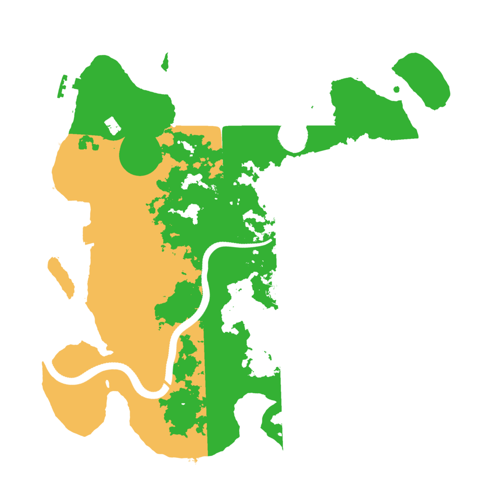 Biome Rust Map: Procedural Map, Size: 3200, Seed: 134308396