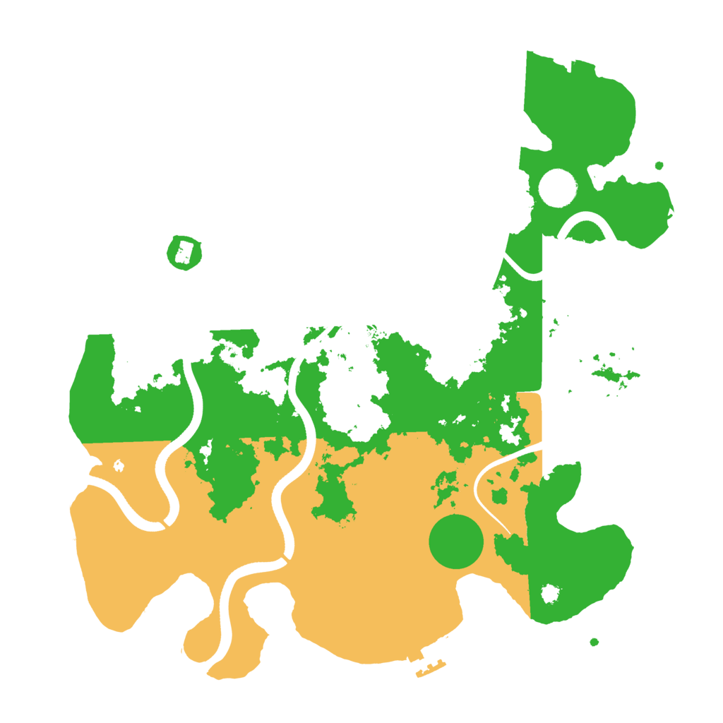 Biome Rust Map: Procedural Map, Size: 3500, Seed: 2022805771