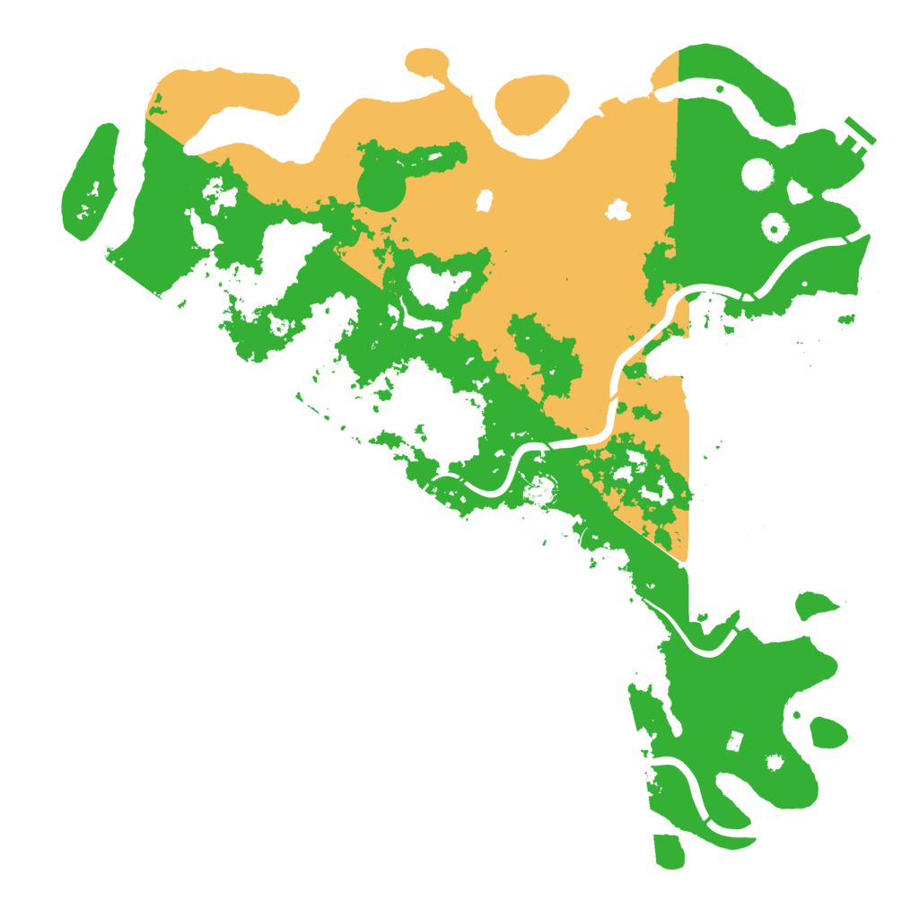 Biome Rust Map: Procedural Map, Size: 5000, Seed: 249698335