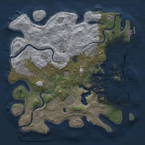 Thumbnail Rust Map: Procedural Map, Size: 4250, Seed: 1795880825, 16 Monuments