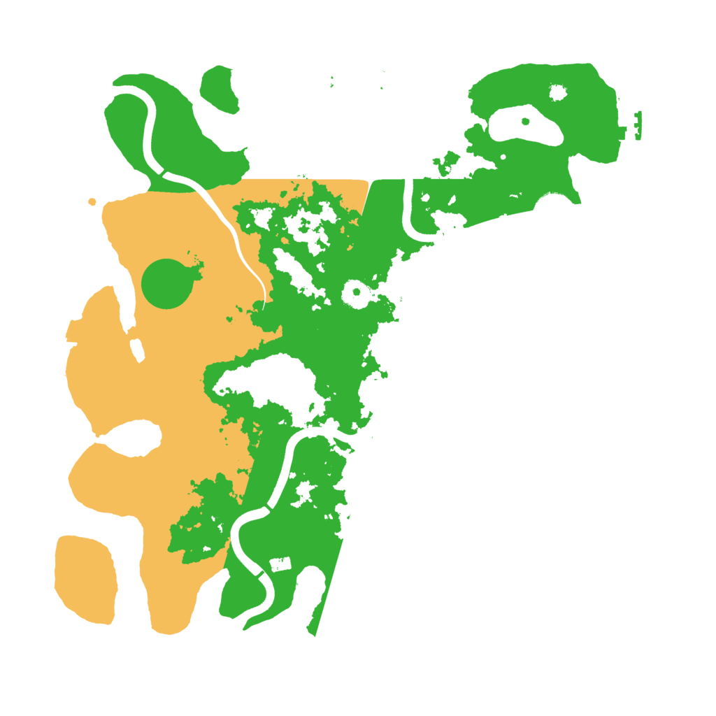 Biome Rust Map: Procedural Map, Size: 3750, Seed: 831111852