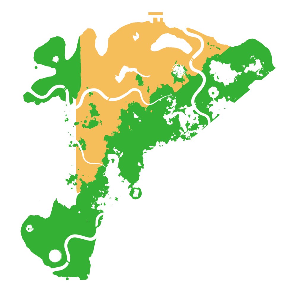 Biome Rust Map: Procedural Map, Size: 4250, Seed: 1058485075