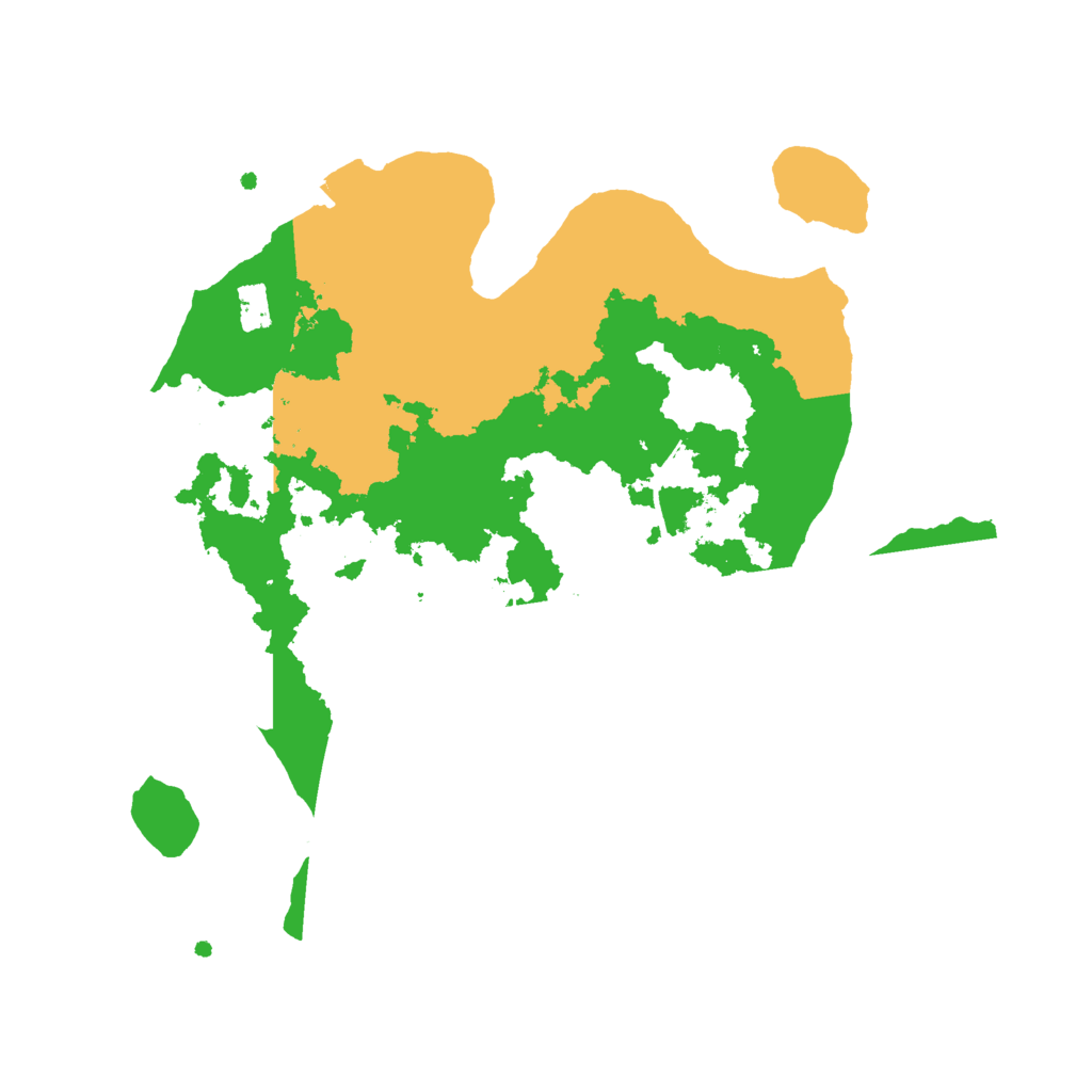 Biome Rust Map: Procedural Map, Size: 2585, Seed: 50000