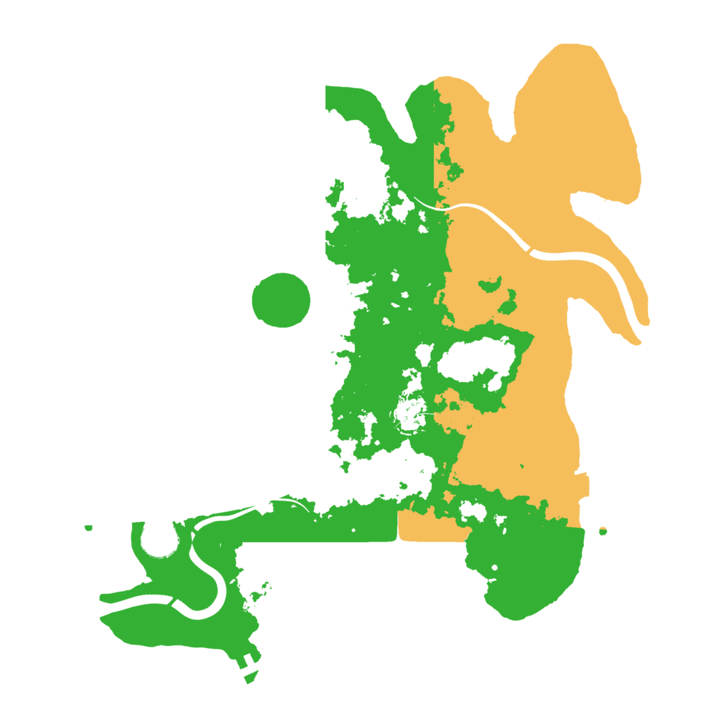 Biome Rust Map: Procedural Map, Size: 3500, Seed: 897666