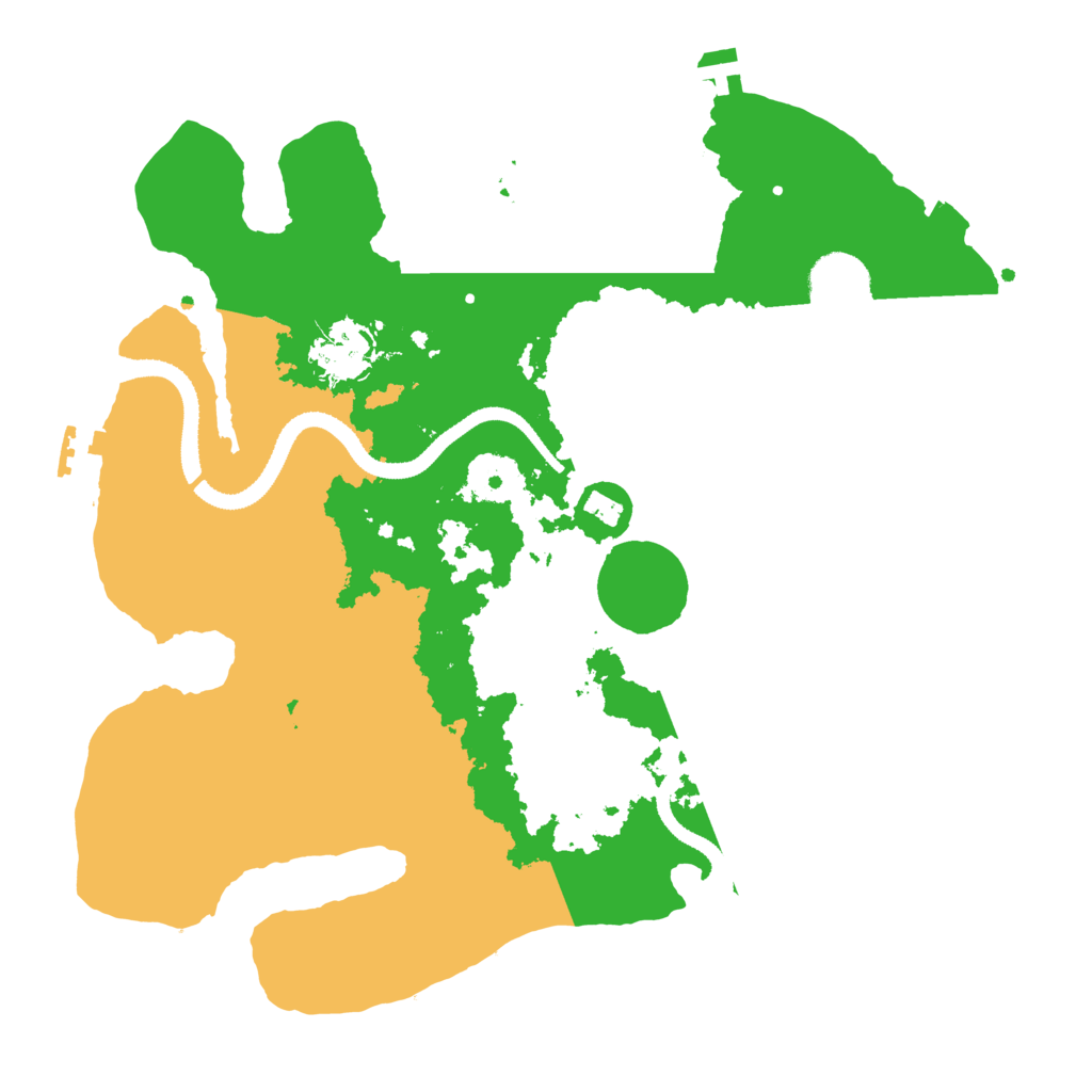 Biome Rust Map: Procedural Map, Size: 3200, Seed: 1028184462