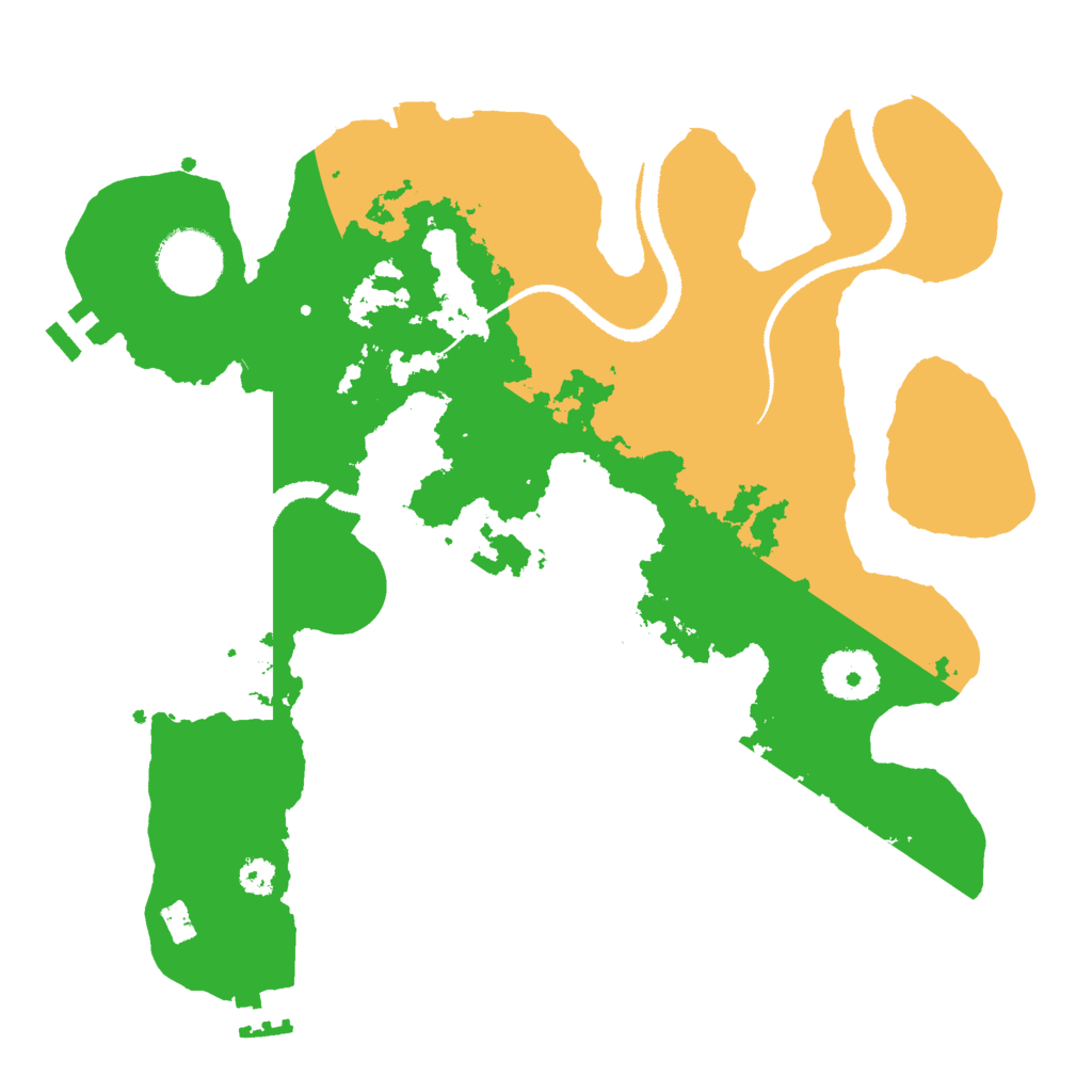 Biome Rust Map: Procedural Map, Size: 3000, Seed: 1197434451