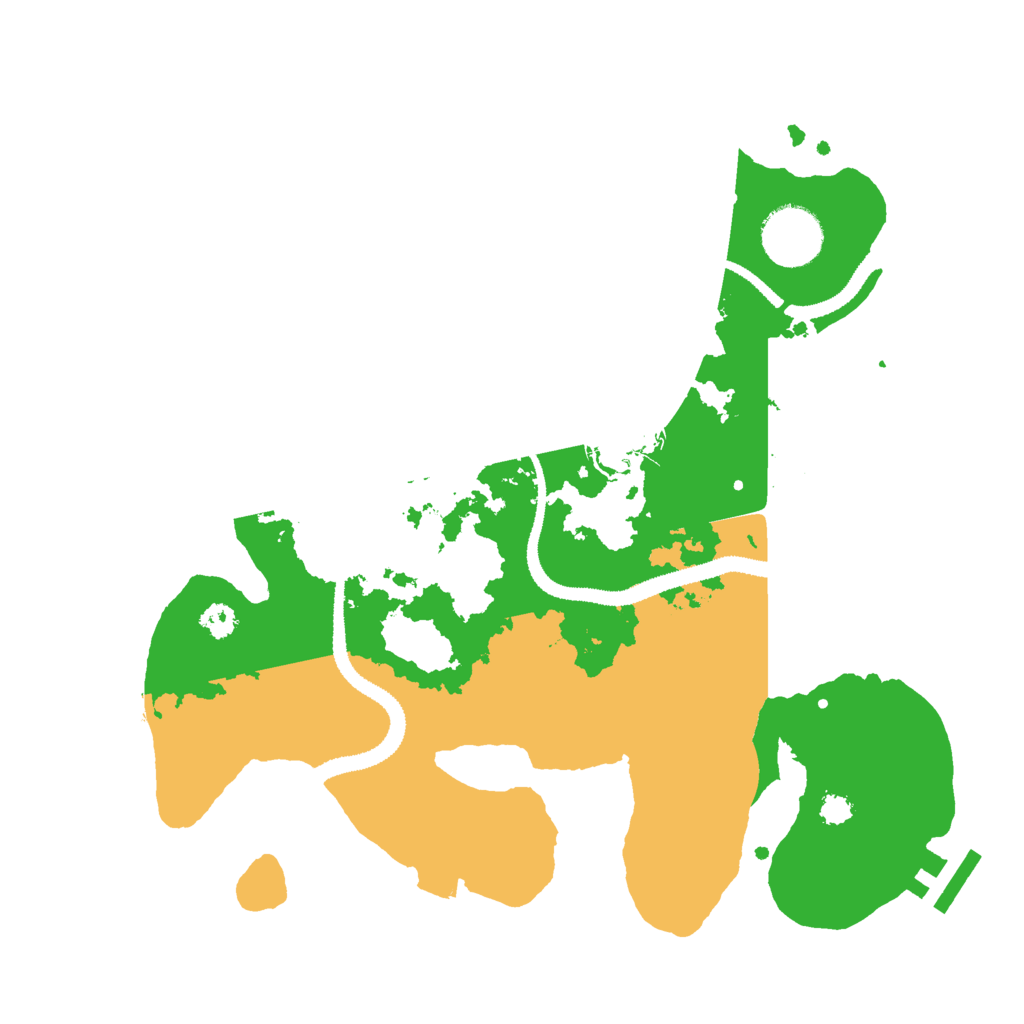 Biome Rust Map: Procedural Map, Size: 3000, Seed: 740166792