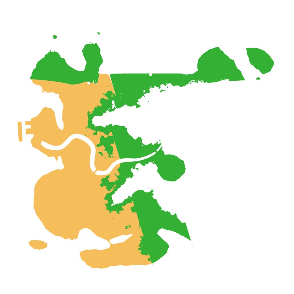 Biome Rust Map: Procedural Map, Size: 3000, Seed: 408275293