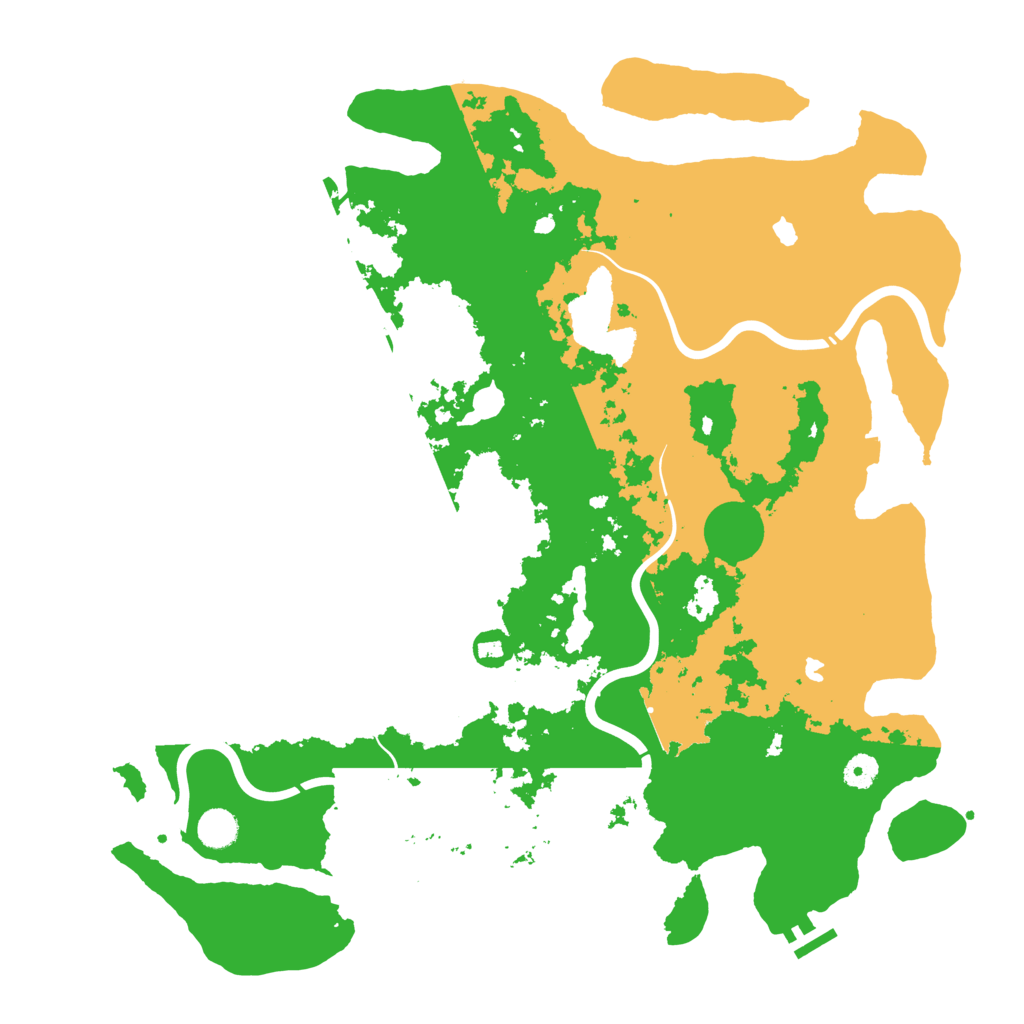 Biome Rust Map: Procedural Map, Size: 4500, Seed: 216644548