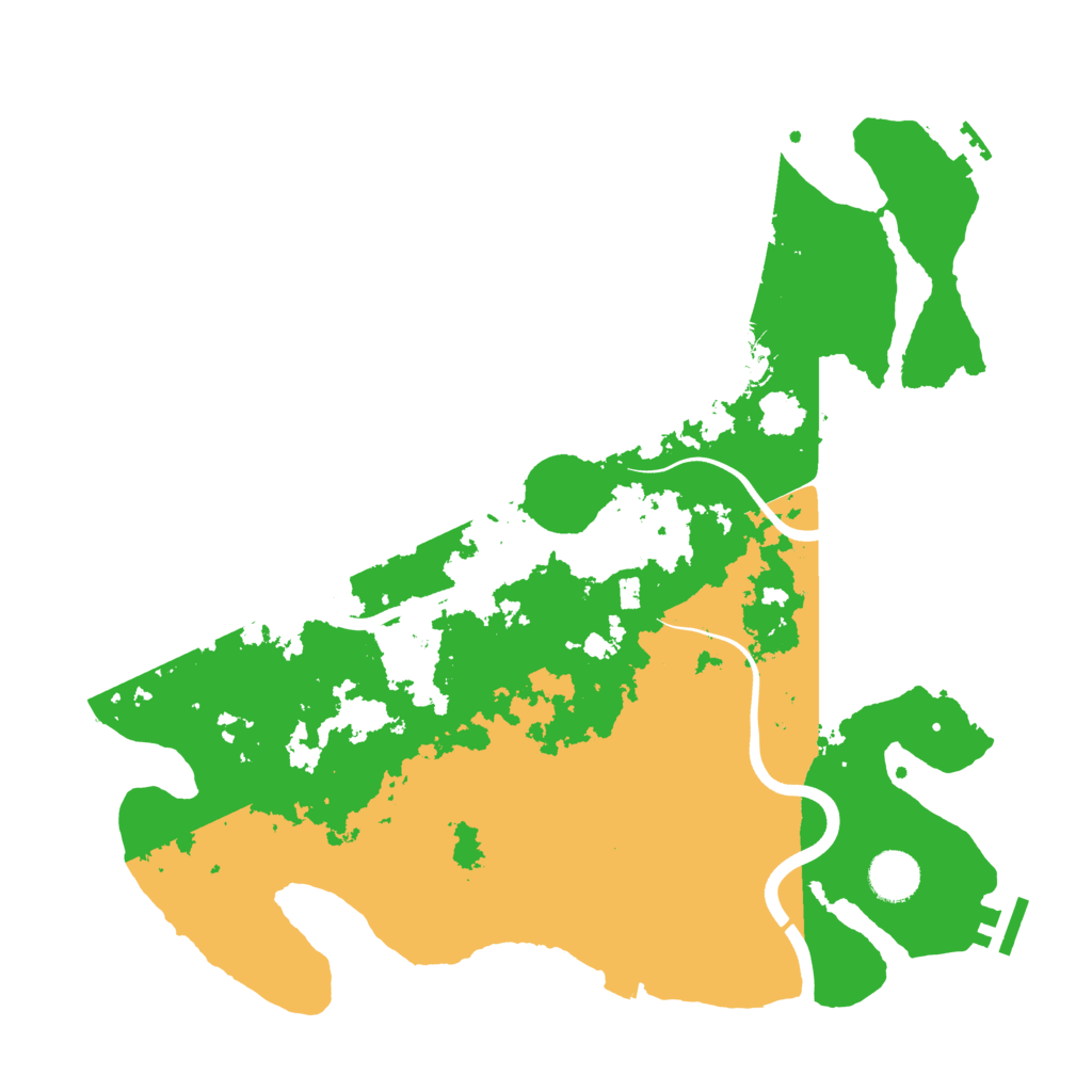 Biome Rust Map: Procedural Map, Size: 3750, Seed: 798488618
