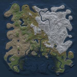 Thumbnail Rust Map: Procedural Map, Size: 4800, Seed: 574947914, 16 Monuments