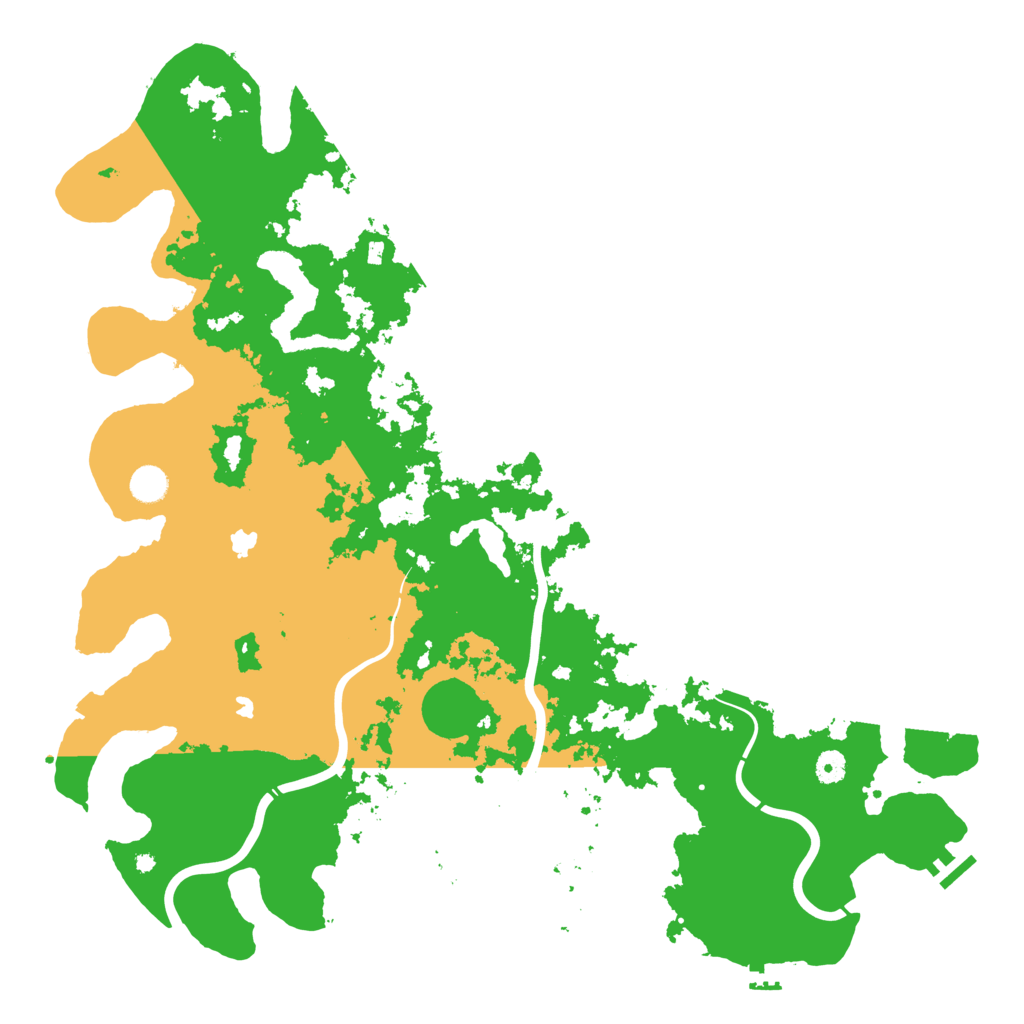 Biome Rust Map: Procedural Map, Size: 4800, Seed: 574947914