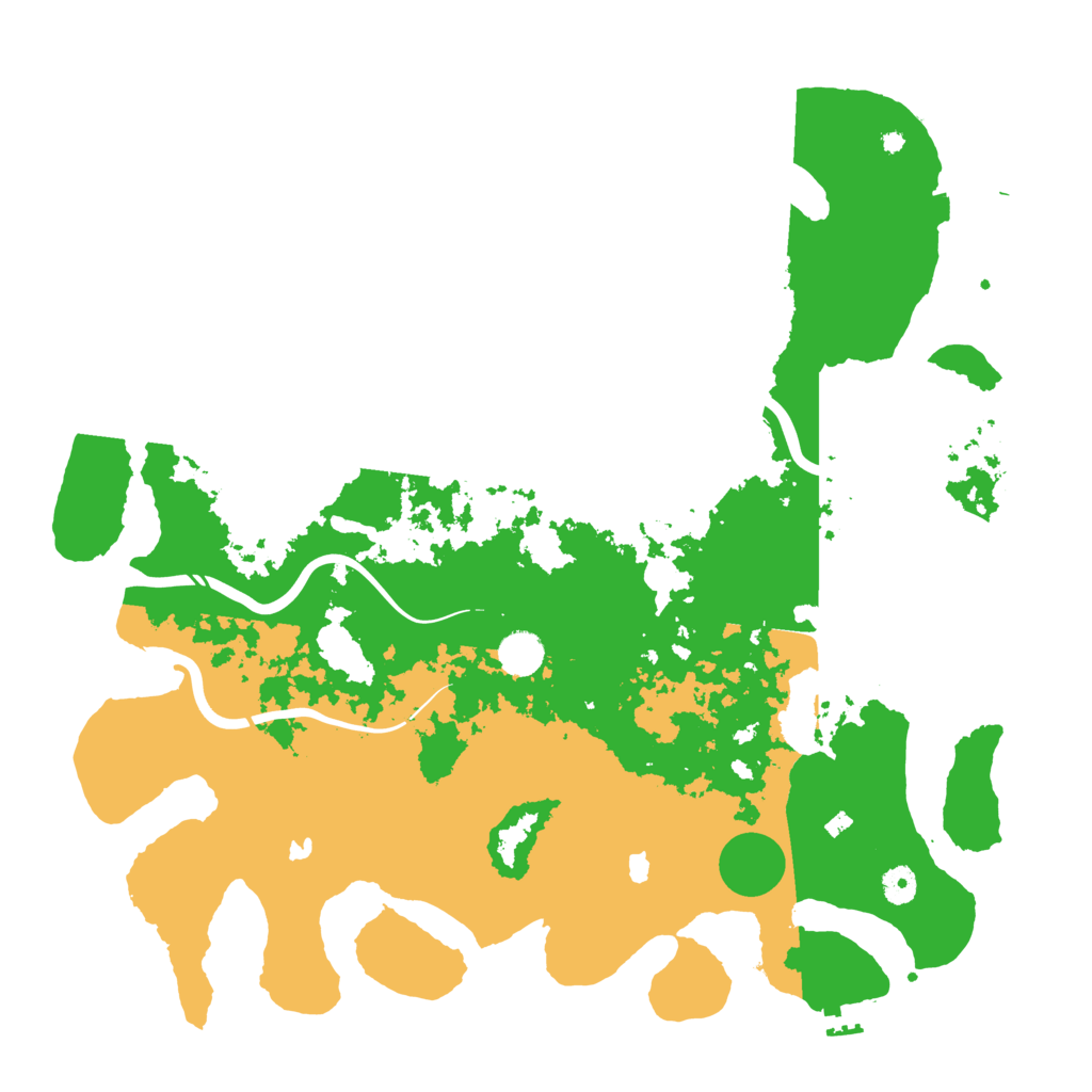 Biome Rust Map: Procedural Map, Size: 4500, Seed: 436525746