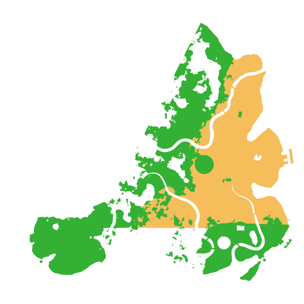 Biome Rust Map: Procedural Map, Size: 4250, Seed: 38067940