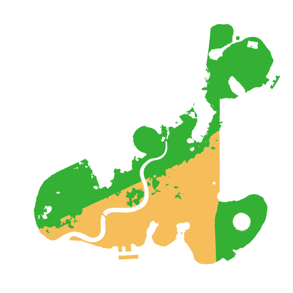 Biome Rust Map: Procedural Map, Size: 3000, Seed: 1008667268