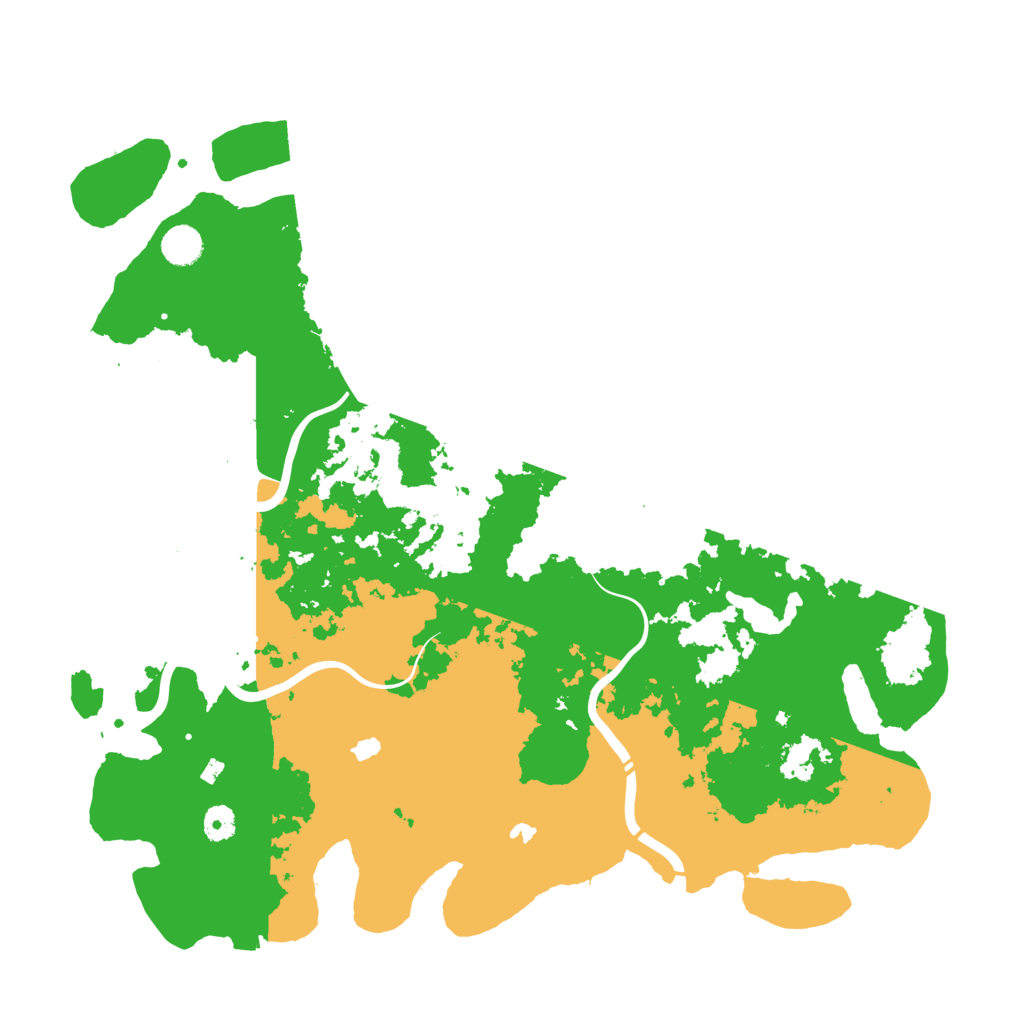 Biome Rust Map: Procedural Map, Size: 4500, Seed: 860583138