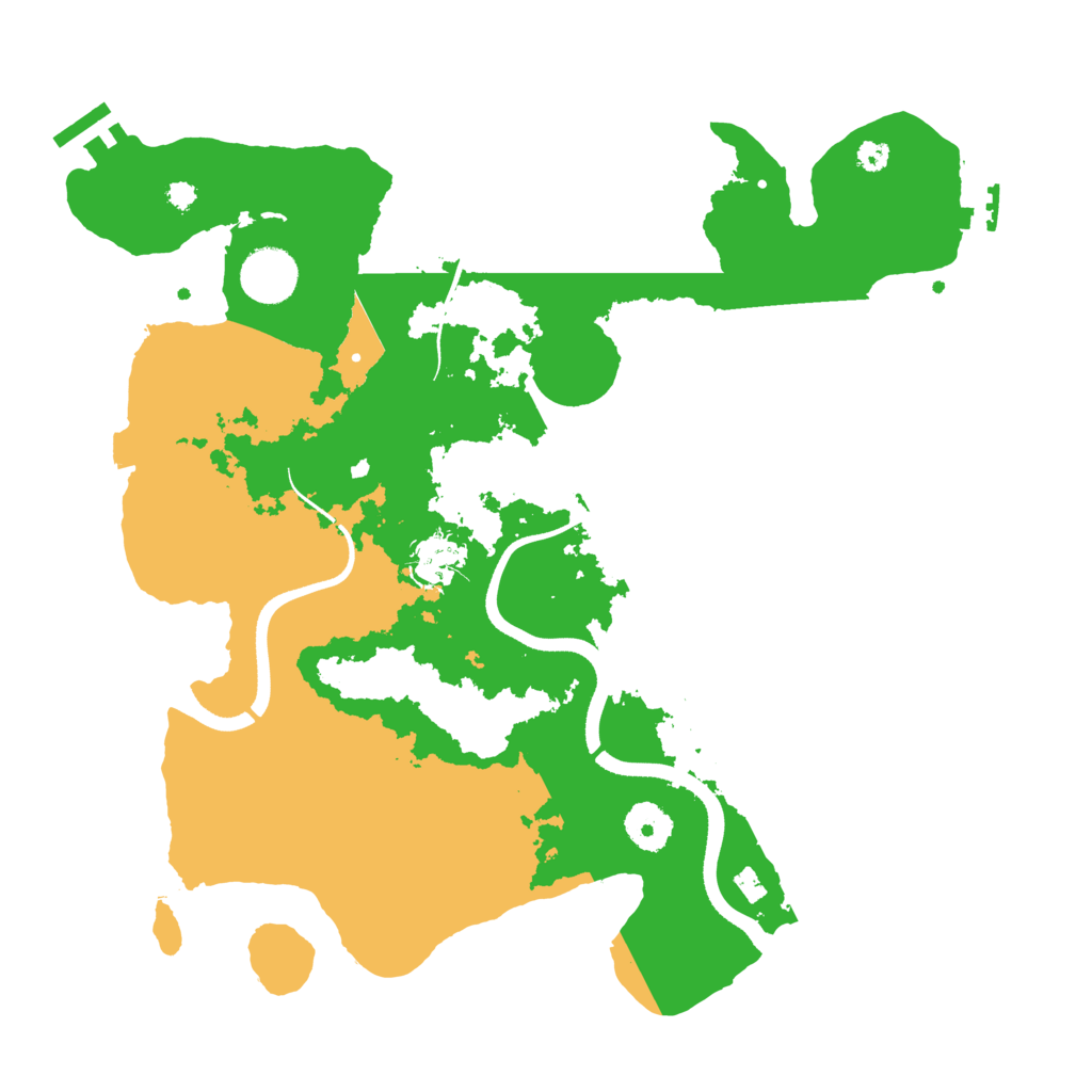Biome Rust Map: Procedural Map, Size: 3500, Seed: 326674425