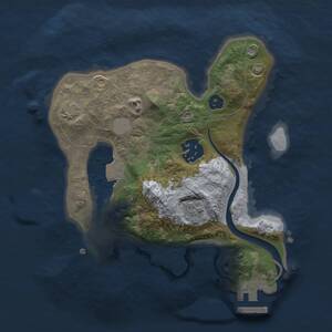 Thumbnail Rust Map: Procedural Map, Size: 2225, Seed: 937933620, 5 Monuments