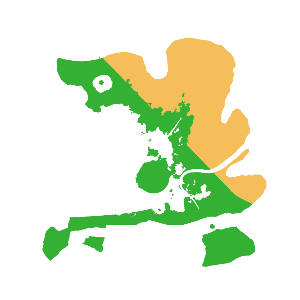 Biome Rust Map: Procedural Map, Size: 2500, Seed: 1409222806