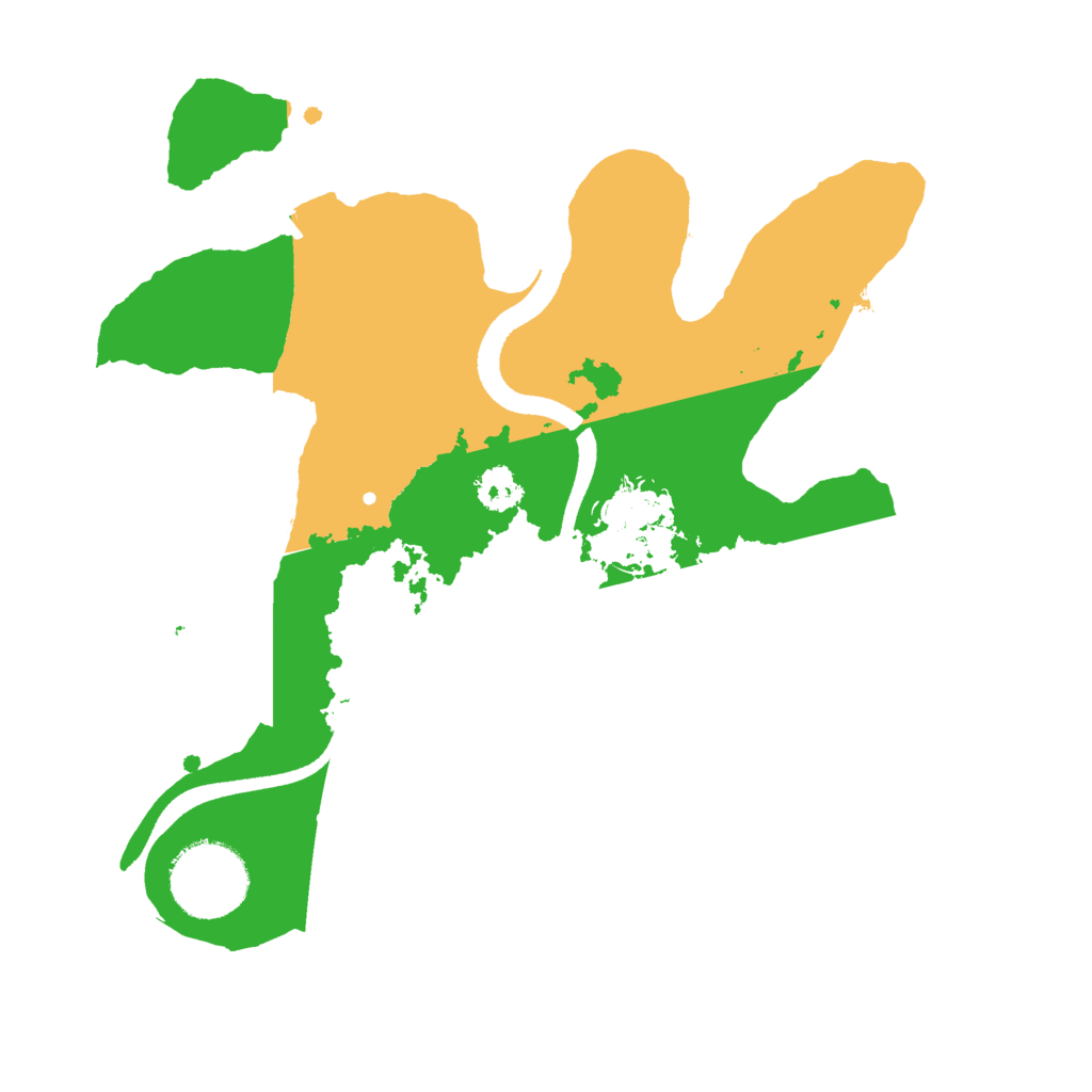 Biome Rust Map: Procedural Map, Size: 2500, Seed: 1529572987