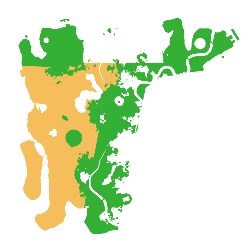 Biome Rust Map: Procedural Map, Size: 4000, Seed: 636345975