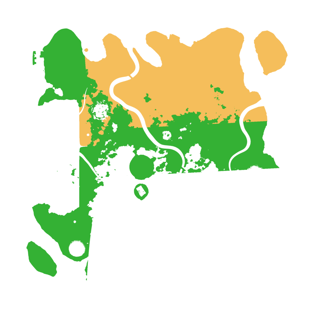 Biome Rust Map: Procedural Map, Size: 3500, Seed: 85112166