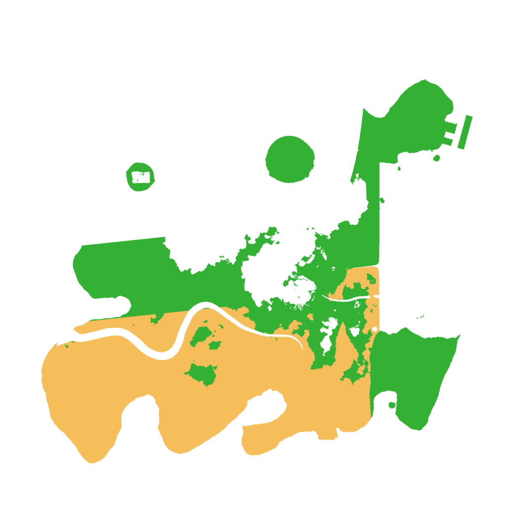Biome Rust Map: Procedural Map, Size: 3000, Seed: 1611939435