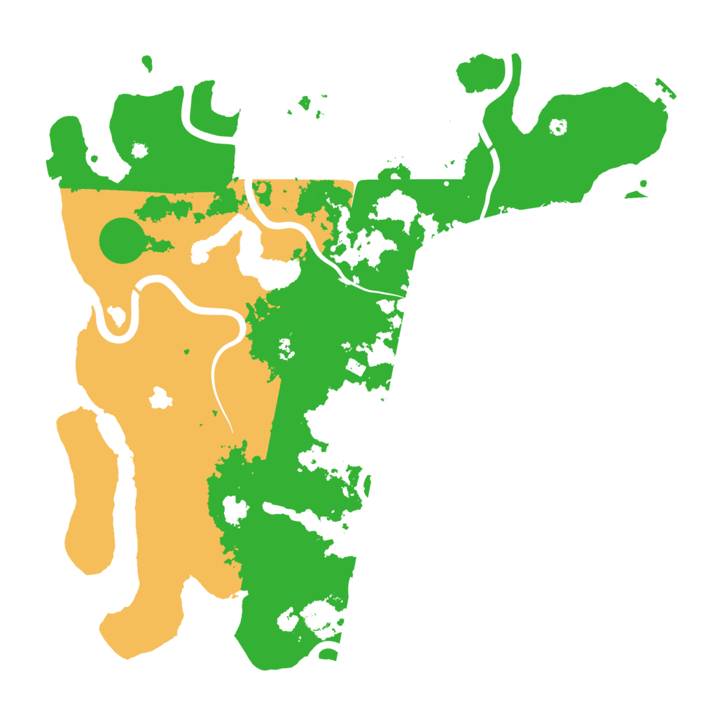 Biome Rust Map: Procedural Map, Size: 4100, Seed: 636345975